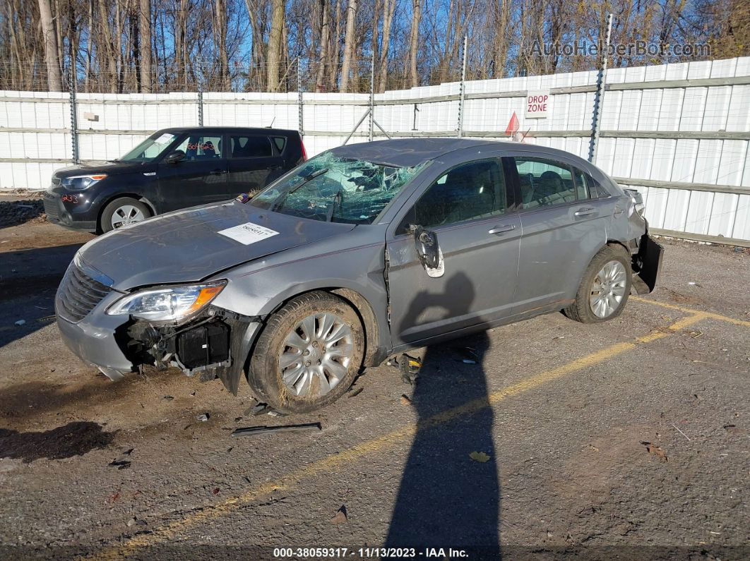 2014 Chrysler 200 Lx Silver vin: 1C3CCBAB3EN123001