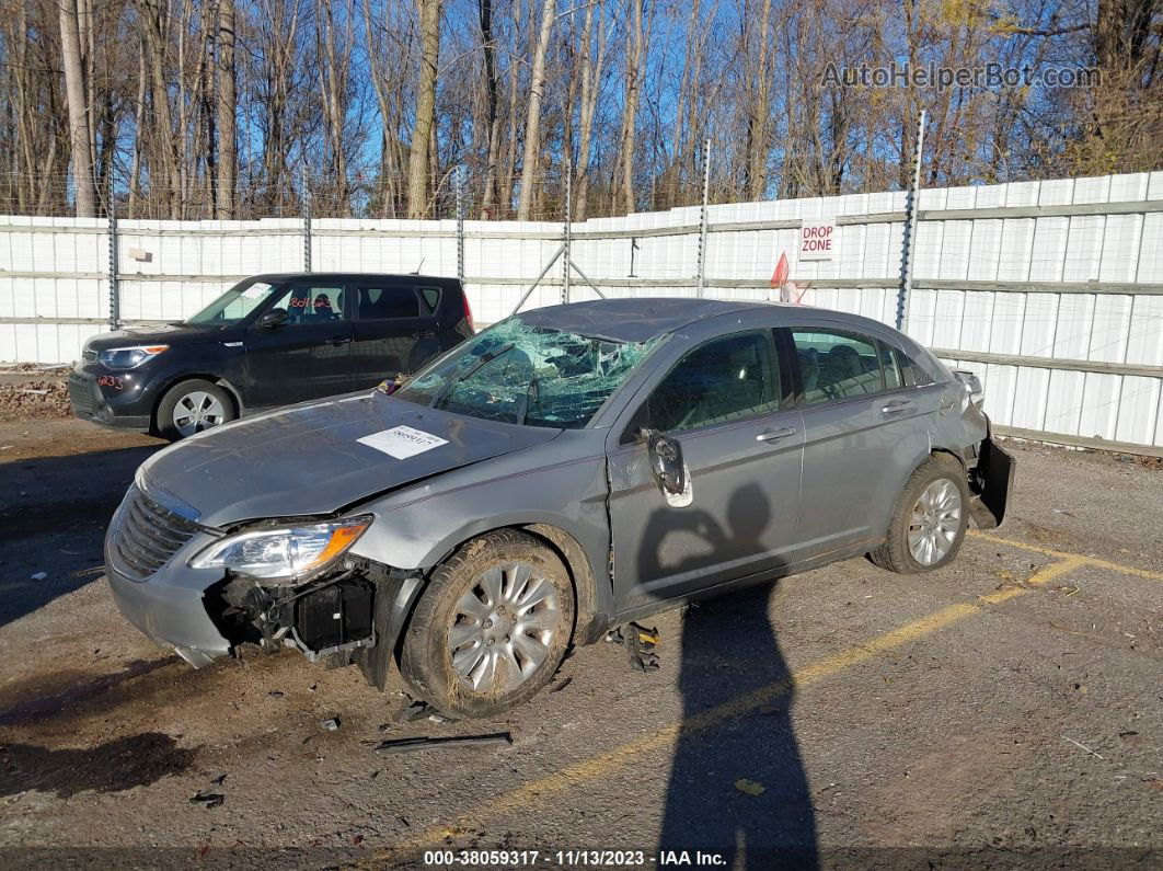 2014 Chrysler 200 Lx Silver vin: 1C3CCBAB3EN123001