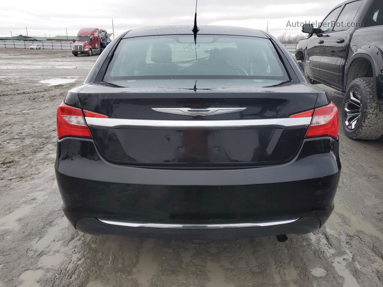 2014 Chrysler 200 Lx Black vin: 1C3CCBAB3EN140834