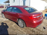 2014 Chrysler 200 Lx Red vin: 1C3CCBAB3EN142809