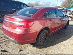 2014 Chrysler 200 Lx Red vin: 1C3CCBAB3EN142809