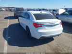 2014 Chrysler 200 Lx White vin: 1C3CCBAB3EN145337