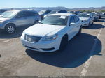 2014 Chrysler 200 Lx White vin: 1C3CCBAB3EN145337