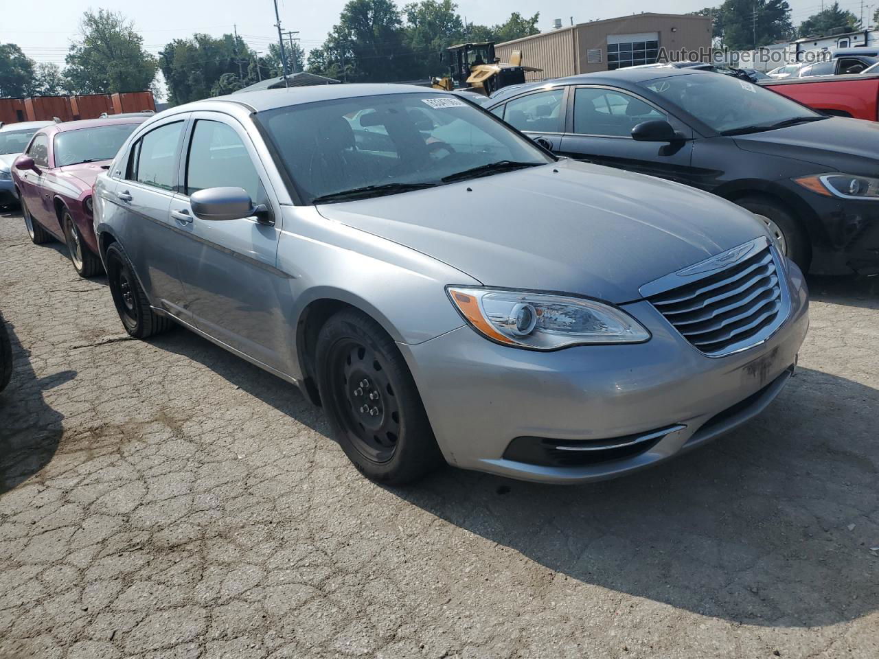 2014 Chrysler 200 Lx Серебряный vin: 1C3CCBAB3EN208064