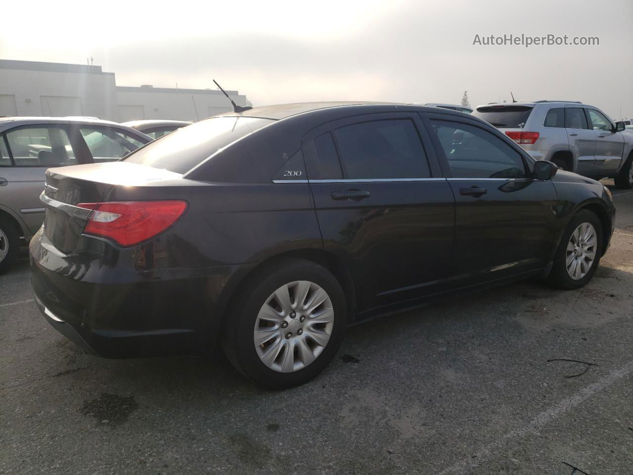 2014 Chrysler 200 Lx Black vin: 1C3CCBAB3EN212647