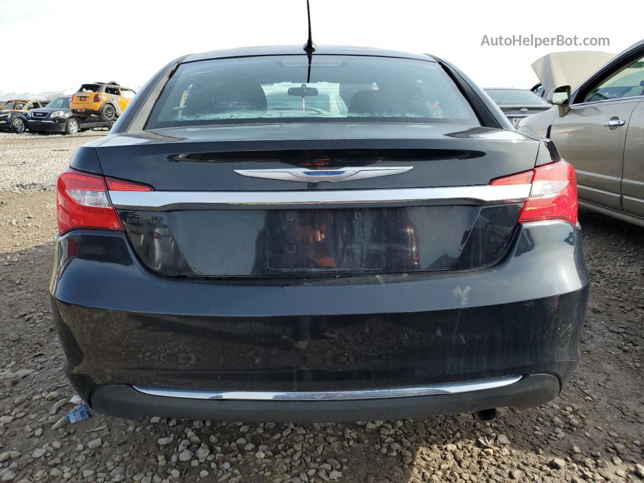 2014 Chrysler 200 Lx Black vin: 1C3CCBAB3EN230601