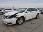 2014 Chrysler 200 Lx White vin: 1C3CCBAB3EN238018