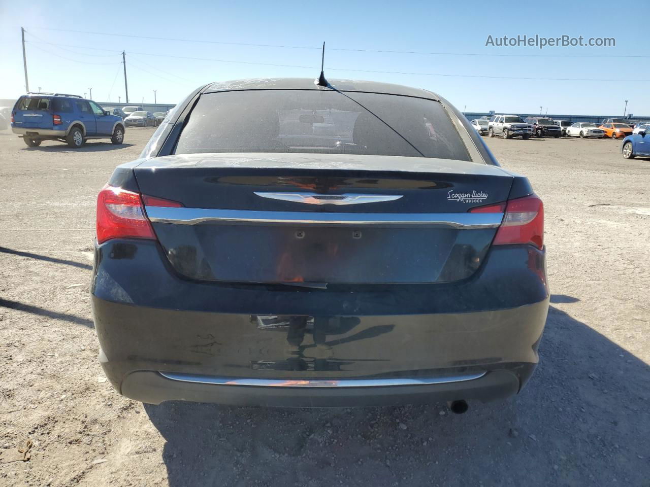 2014 Chrysler 200 Lx Black vin: 1C3CCBAB4EN122052