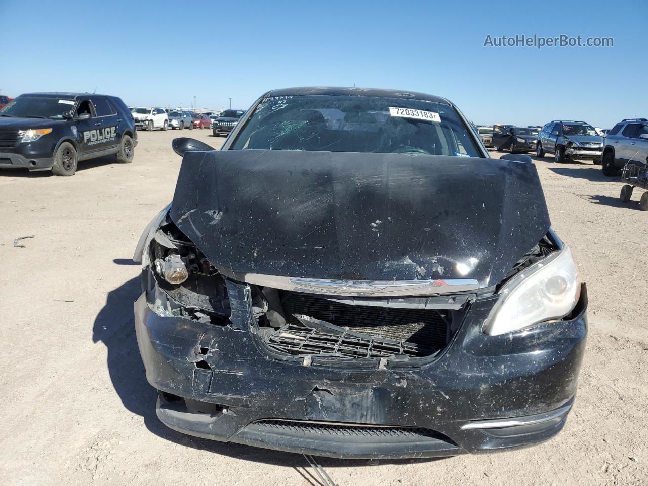 2014 Chrysler 200 Lx Black vin: 1C3CCBAB4EN122052