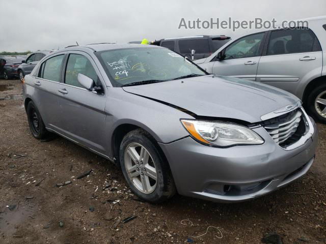 2014 Chrysler 200 Lx Silver vin: 1C3CCBAB4EN122357