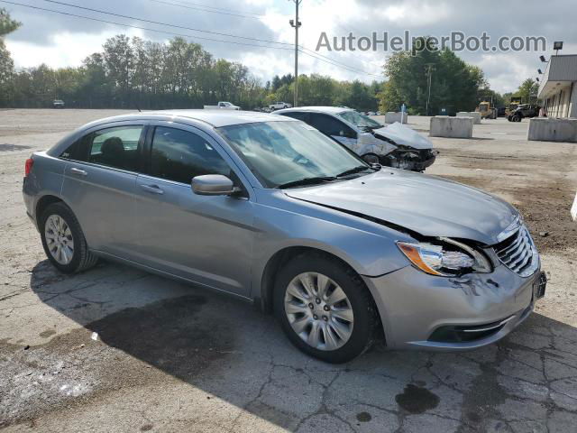 2014 Chrysler 200 Lx Silver vin: 1C3CCBAB4EN123590