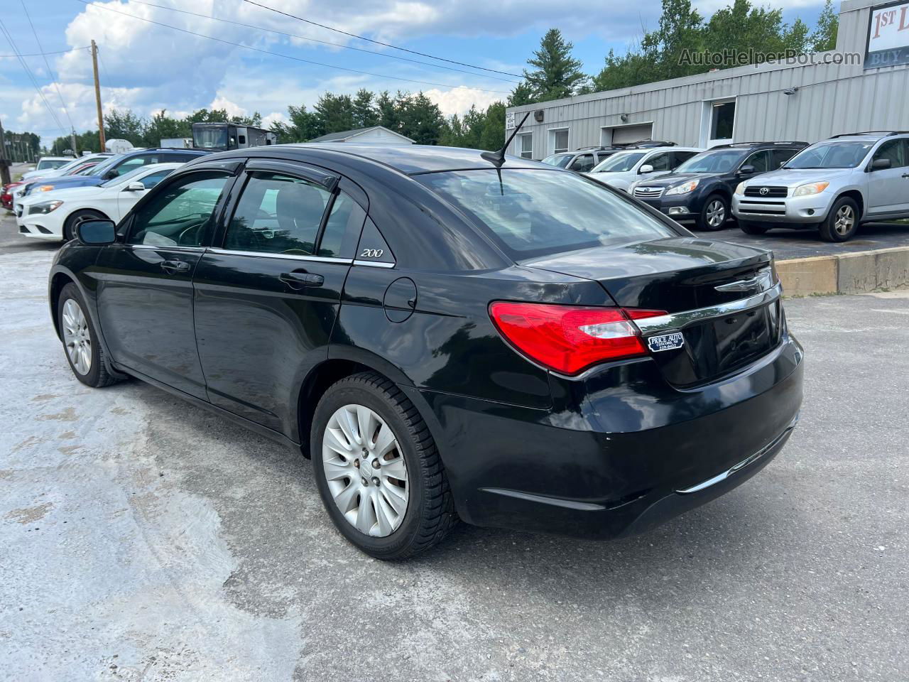 2014 Chrysler 200 Lx Black vin: 1C3CCBAB4EN123685