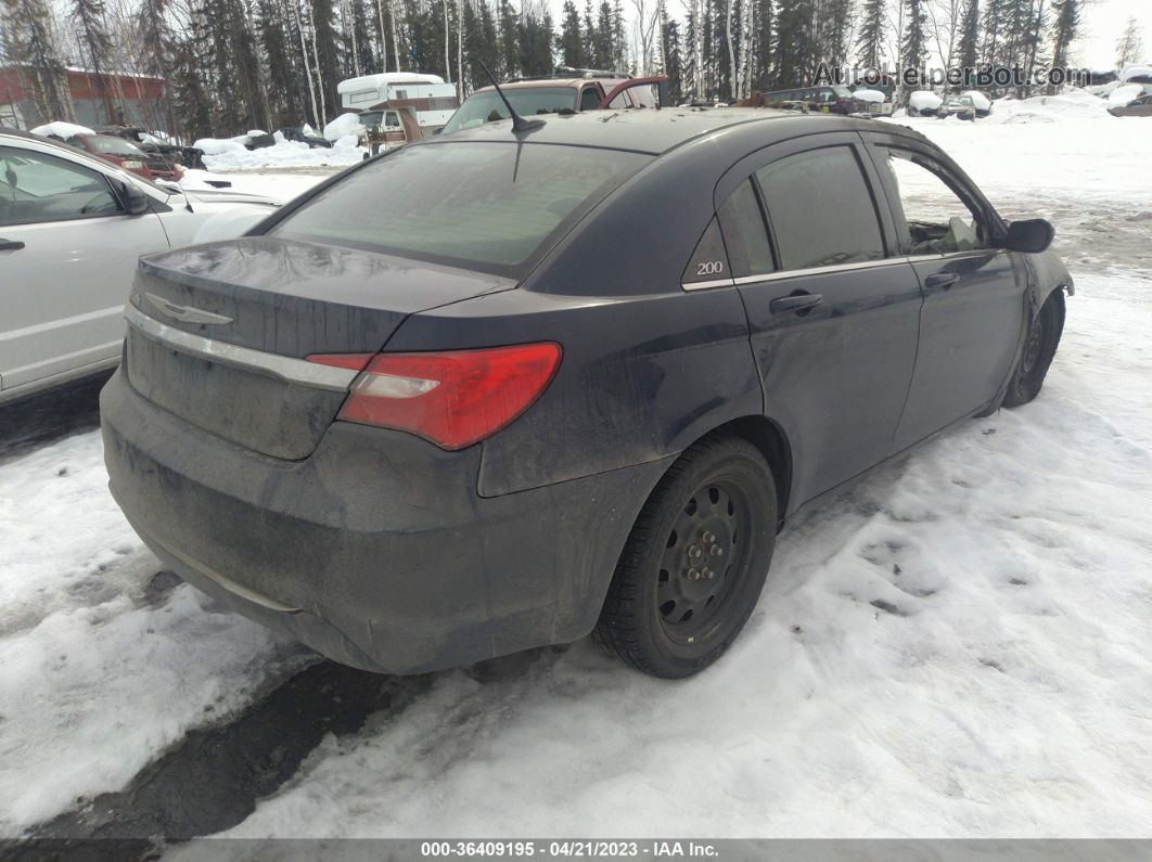 2014 Chrysler 200 Lx Blue vin: 1C3CCBAB4EN124951