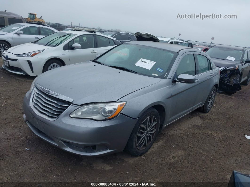 2014 Chrysler 200 Lx Silver vin: 1C3CCBAB4EN141491