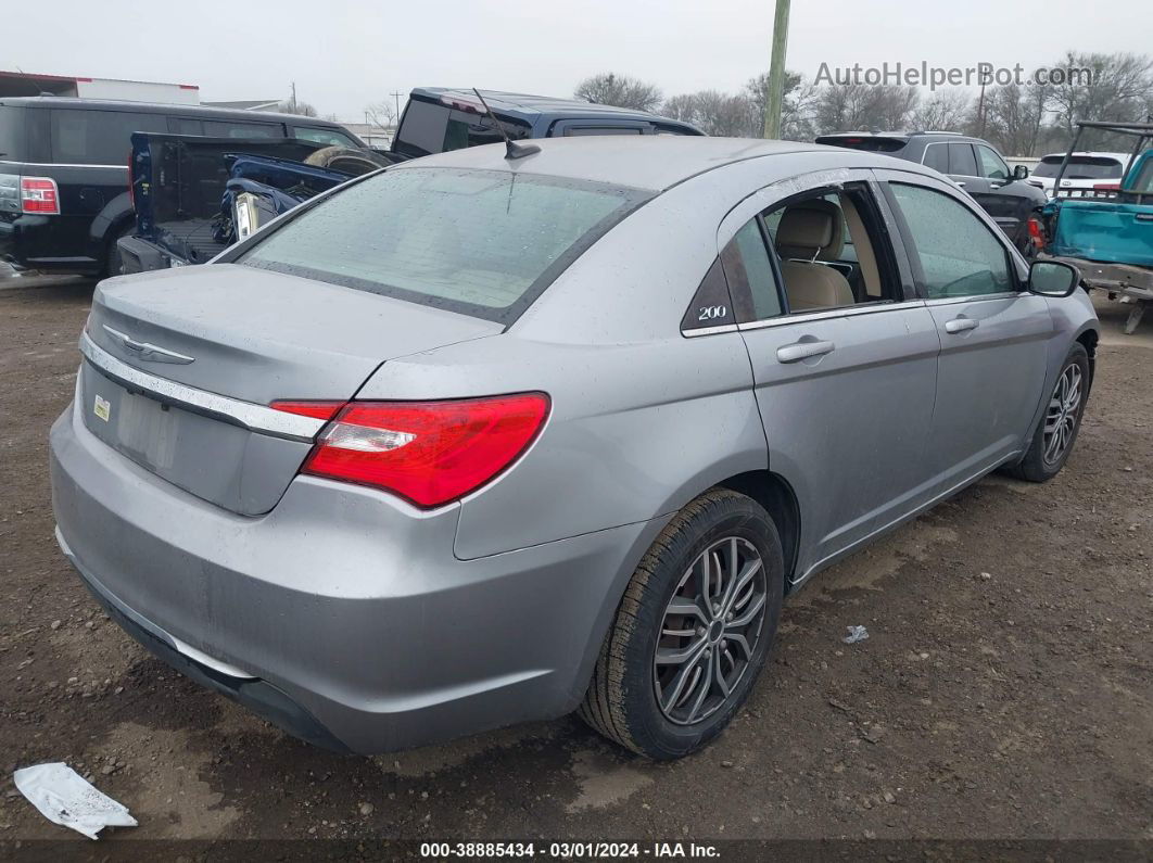 2014 Chrysler 200 Lx Silver vin: 1C3CCBAB4EN141491