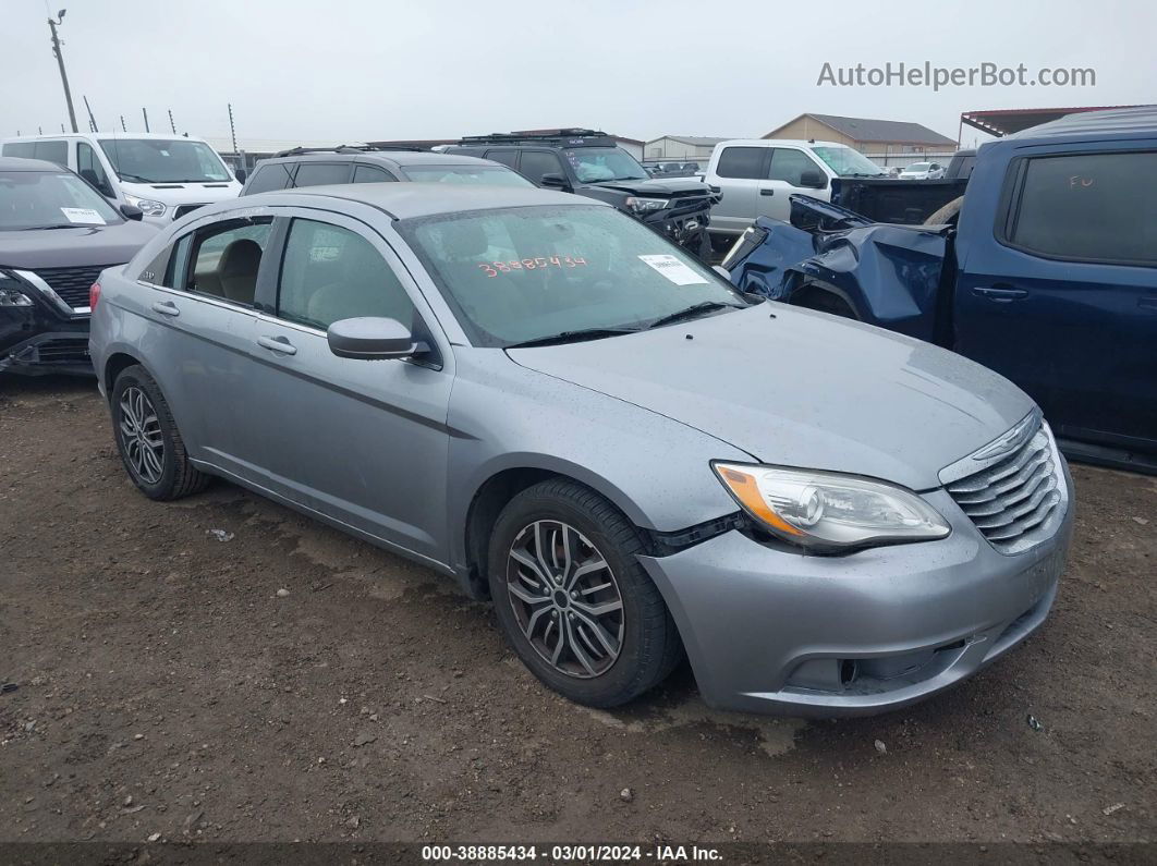 2014 Chrysler 200 Lx Silver vin: 1C3CCBAB4EN141491