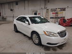 2014 Chrysler 200 Lx White vin: 1C3CCBAB4EN145122