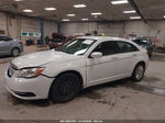 2014 Chrysler 200 Lx White vin: 1C3CCBAB4EN145122