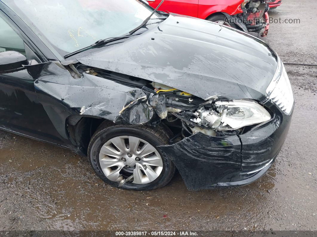2014 Chrysler 200 Lx Black vin: 1C3CCBAB4EN146447