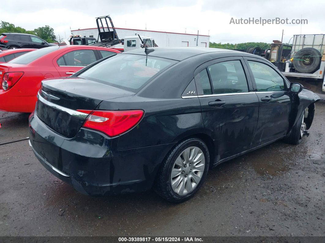 2014 Chrysler 200 Lx Black vin: 1C3CCBAB4EN146447