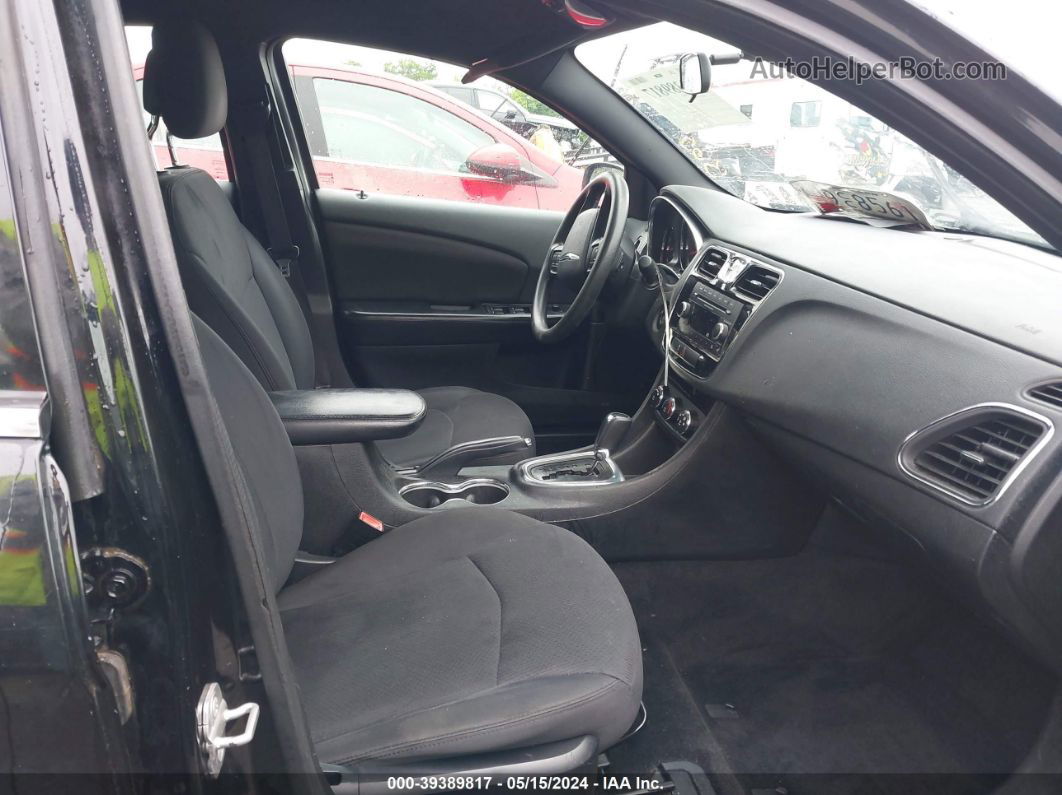 2014 Chrysler 200 Lx Black vin: 1C3CCBAB4EN146447