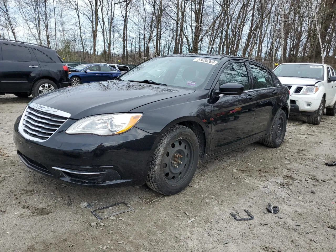 2014 Chrysler 200 Lx Black vin: 1C3CCBAB4EN146559