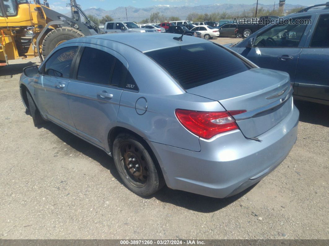 2014 Chrysler 200 Lx Light Blue vin: 1C3CCBAB4EN206968