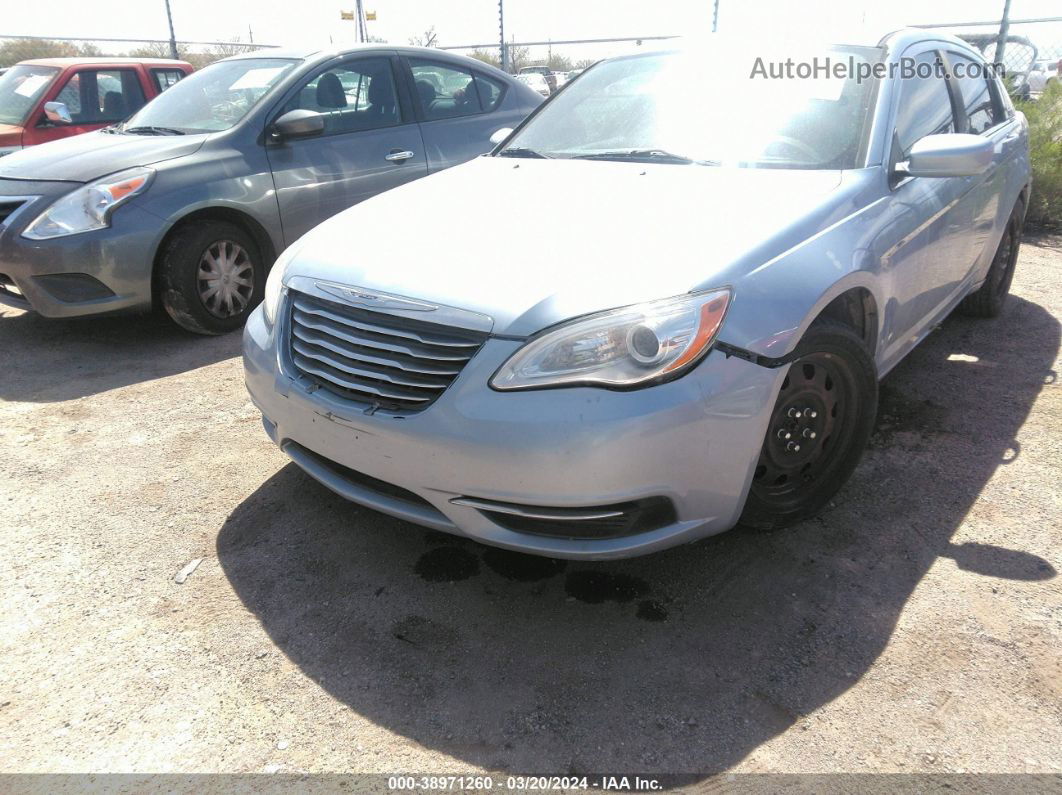 2014 Chrysler 200 Lx Light Blue vin: 1C3CCBAB4EN206968