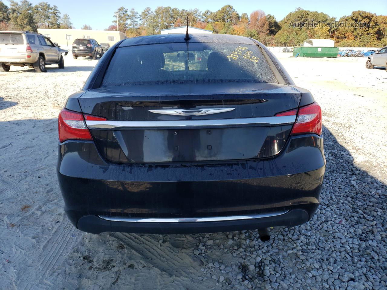 2014 Chrysler 200 Lx Black vin: 1C3CCBAB4EN209773