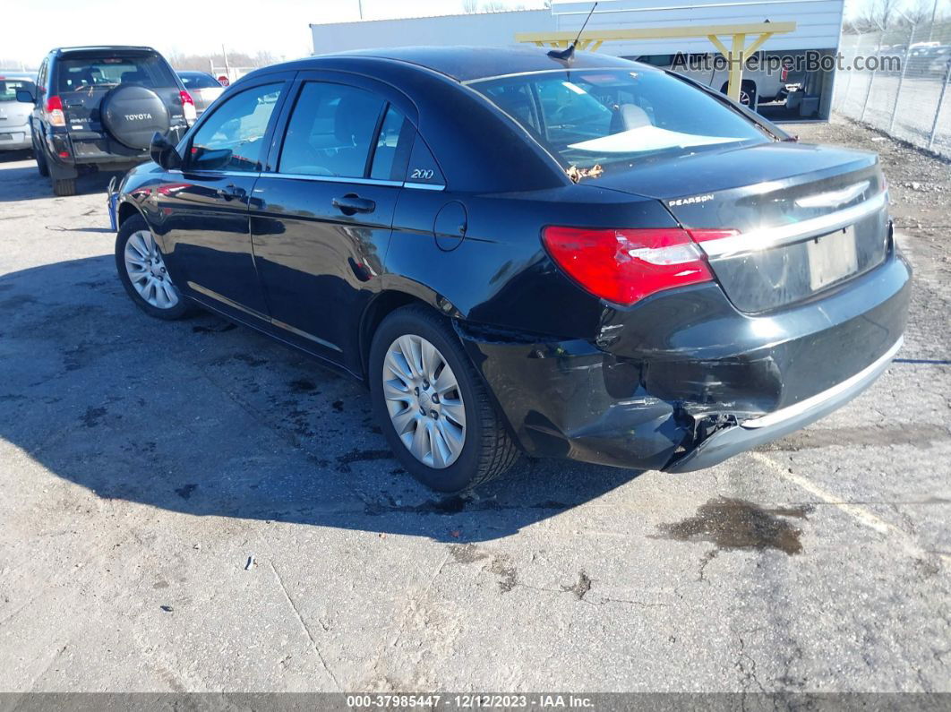 2014 Chrysler 200 Lx Black vin: 1C3CCBAB5EN141161