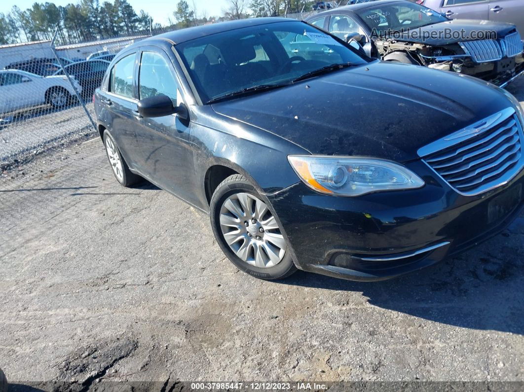 2014 Chrysler 200 Lx Black vin: 1C3CCBAB5EN141161