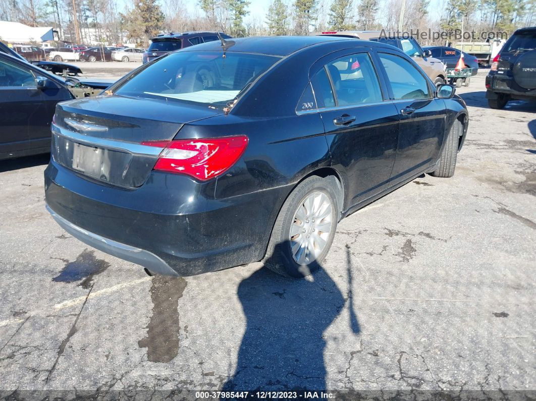 2014 Chrysler 200 Lx Black vin: 1C3CCBAB5EN141161