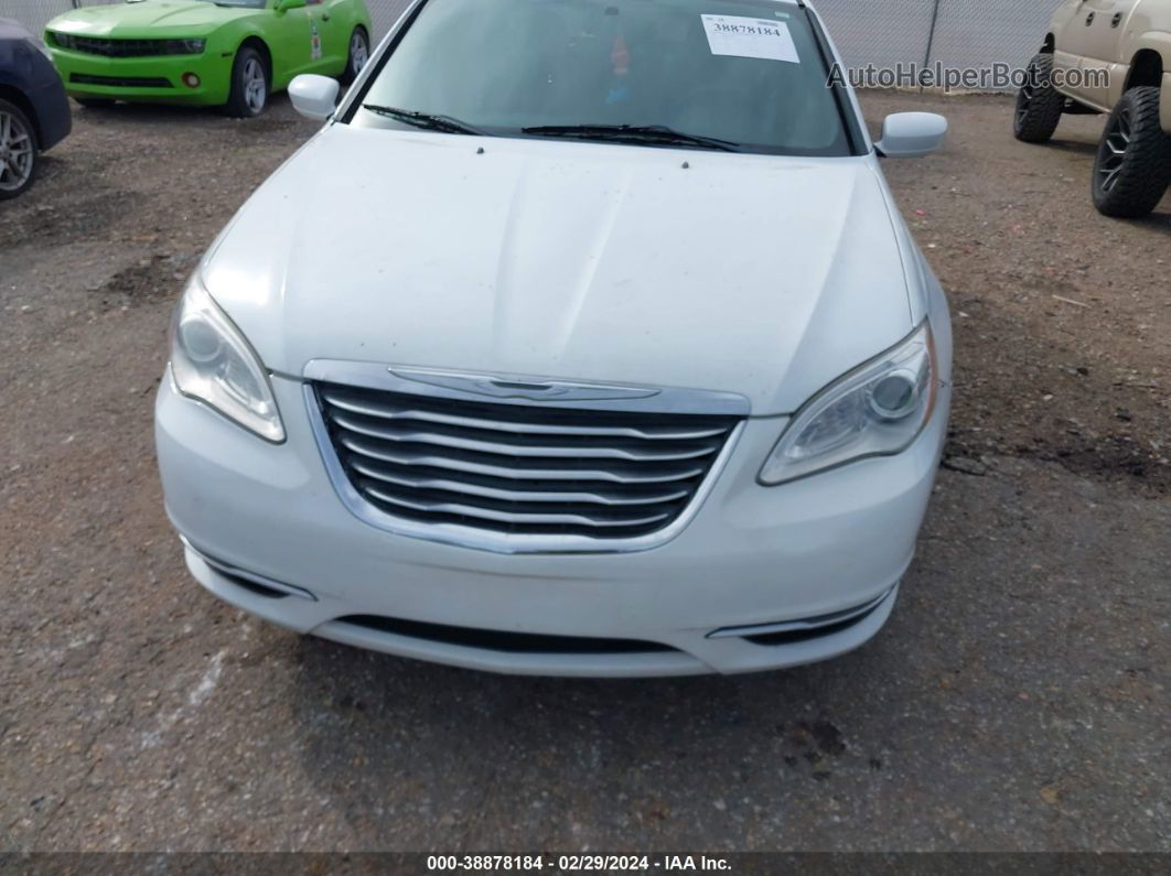 2014 Chrysler 200 Lx White vin: 1C3CCBAB5EN168473