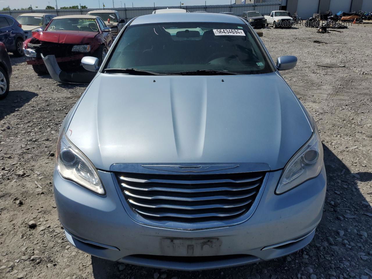 2014 Chrysler 200 Lx Blue vin: 1C3CCBAB5EN184673