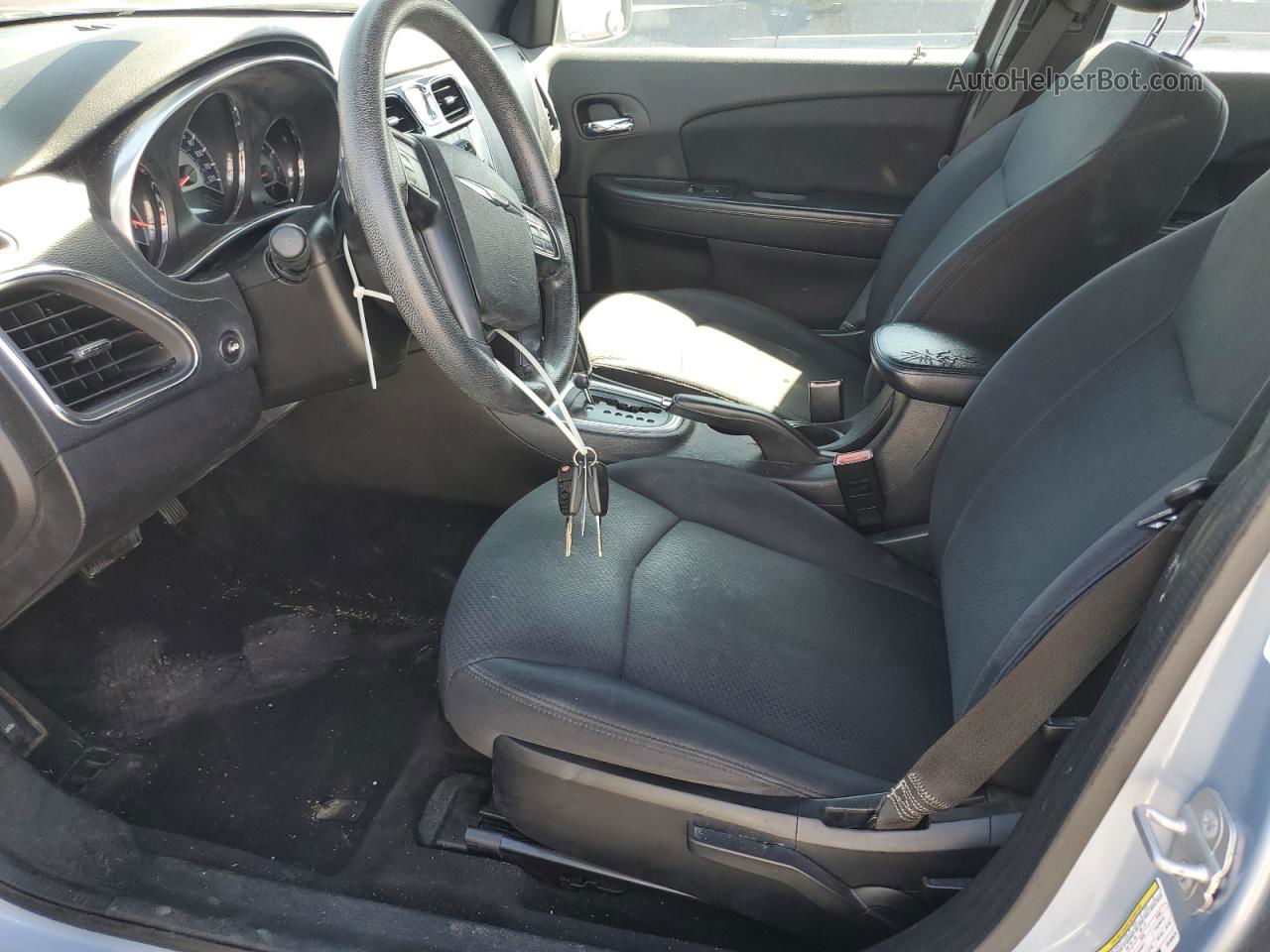 2014 Chrysler 200 Lx Blue vin: 1C3CCBAB5EN184673