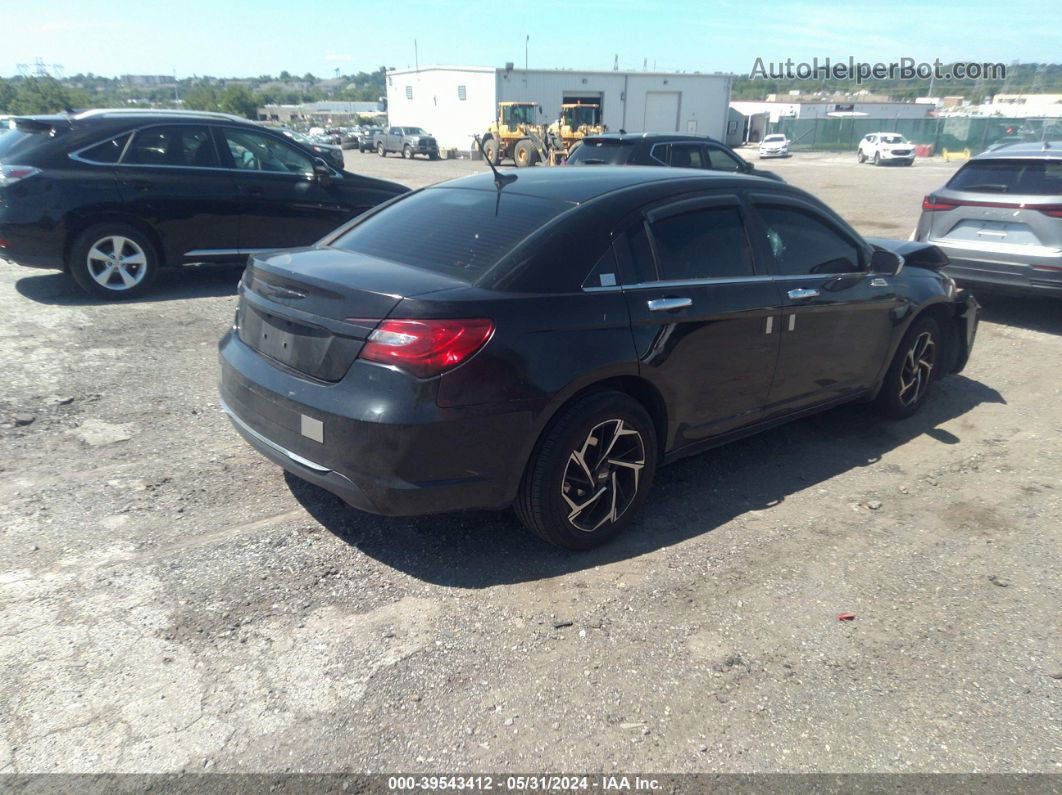 2014 Chrysler 200 Lx Black vin: 1C3CCBAB5EN211595