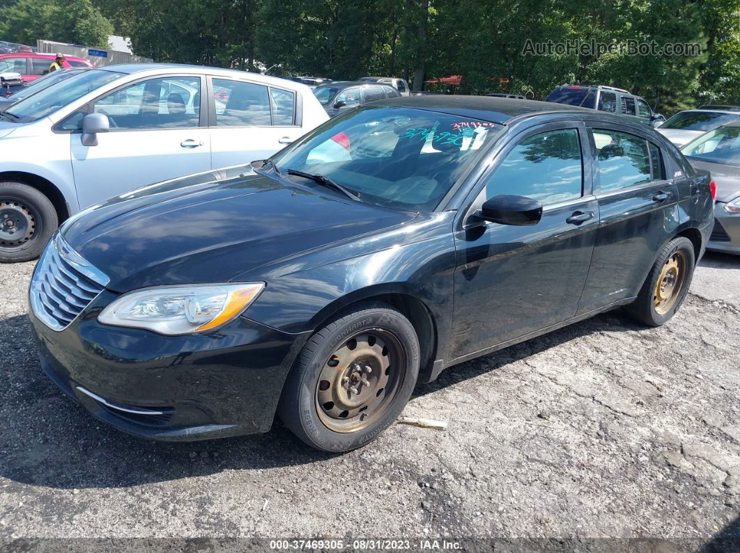 2014 Chrysler 200 Lx Black vin: 1C3CCBAB5EN211855