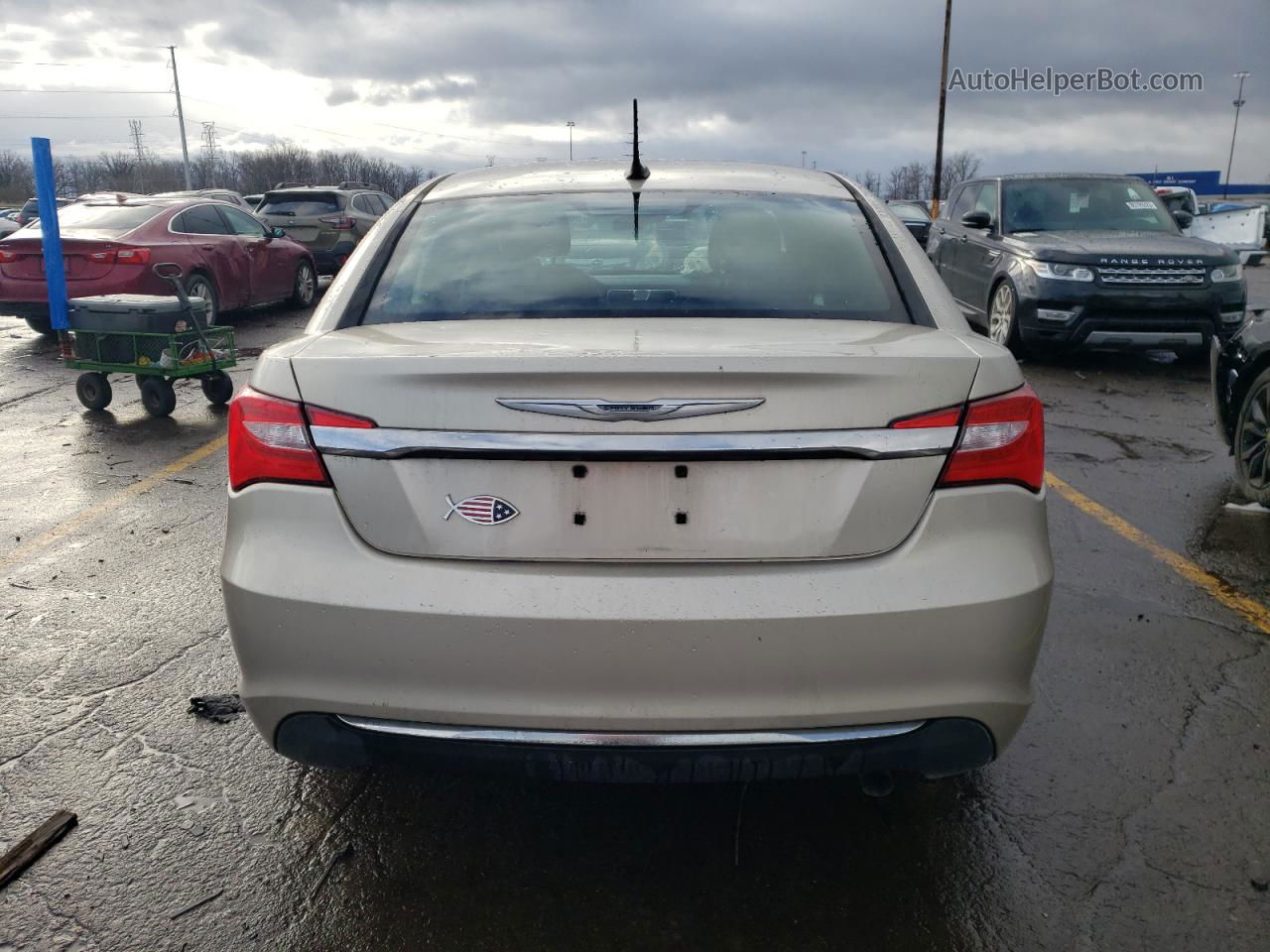 2014 Chrysler 200 Lx Золотой vin: 1C3CCBAB5EN229420