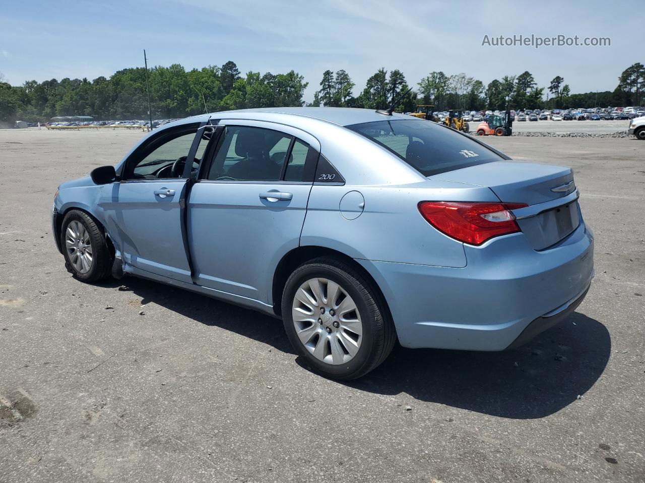 2014 Chrysler 200 Lx Бирюзовый vin: 1C3CCBAB6EN142593