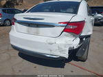 2014 Chrysler 200 Lx White vin: 1C3CCBAB6EN145185