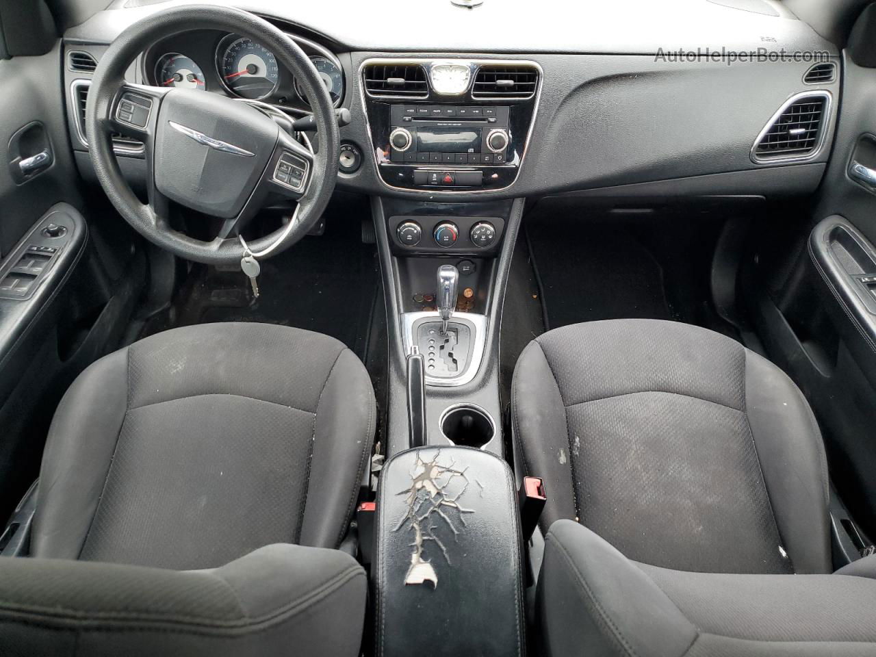 2014 Chrysler 200 Lx Black vin: 1C3CCBAB6EN170765