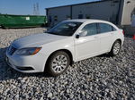 2014 Chrysler 200 Lx White vin: 1C3CCBAB6EN204560