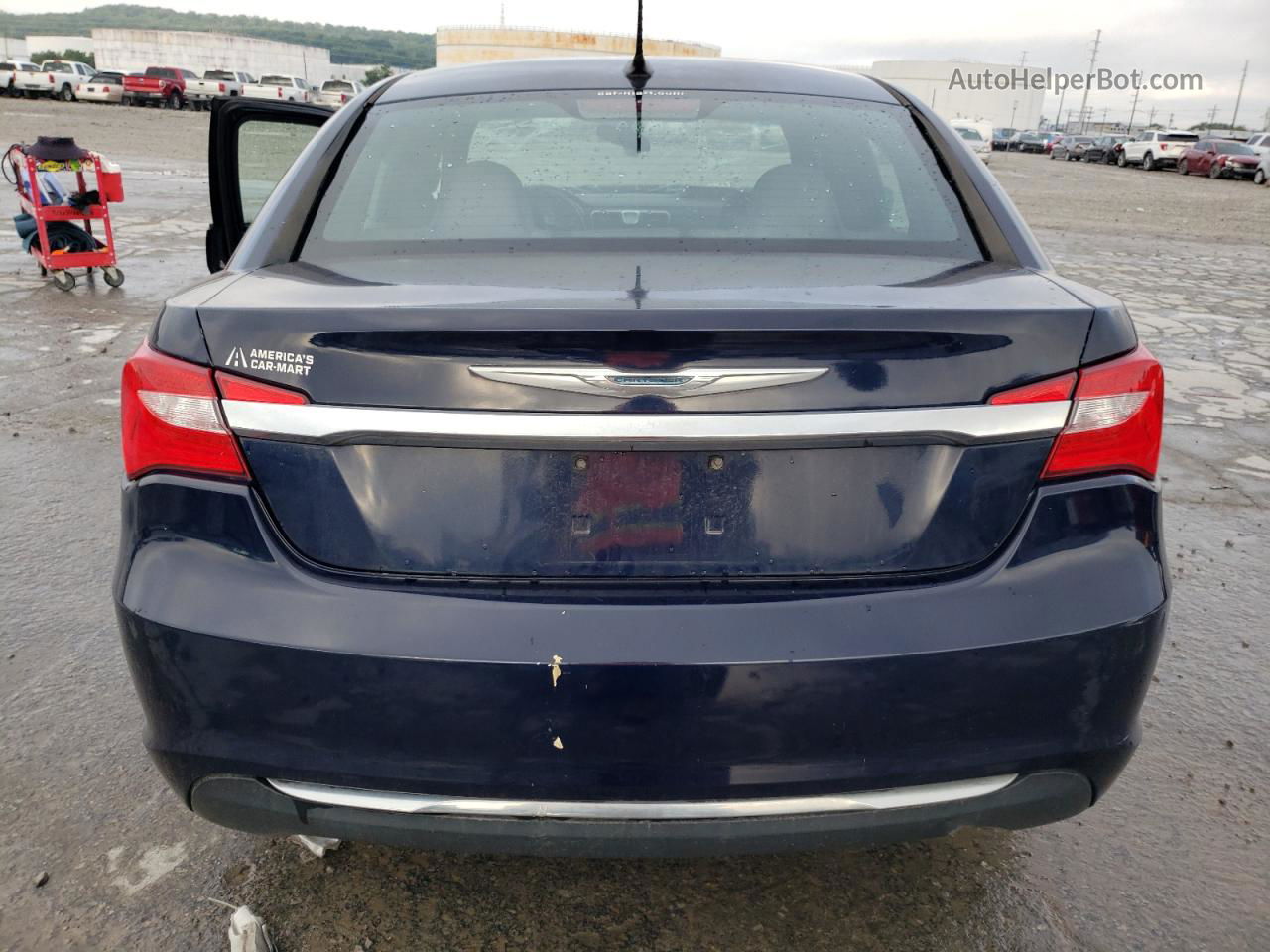 2014 Chrysler 200 Lx Blue vin: 1C3CCBAB6EN205577