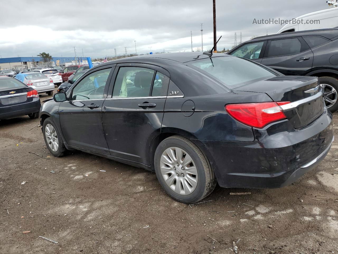 2014 Chrysler 200 Lx Black vin: 1C3CCBAB6EN205708