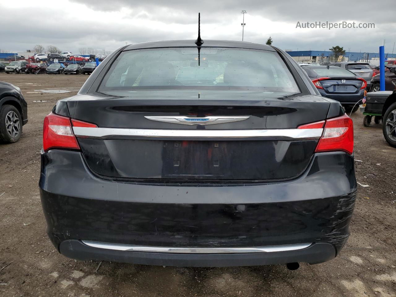 2014 Chrysler 200 Lx Black vin: 1C3CCBAB6EN205708