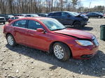 2014 Chrysler 200 Lx Red vin: 1C3CCBAB6EN208382