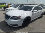 2014 Chrysler 200 Lx White vin: 1C3CCBAB6EN209094