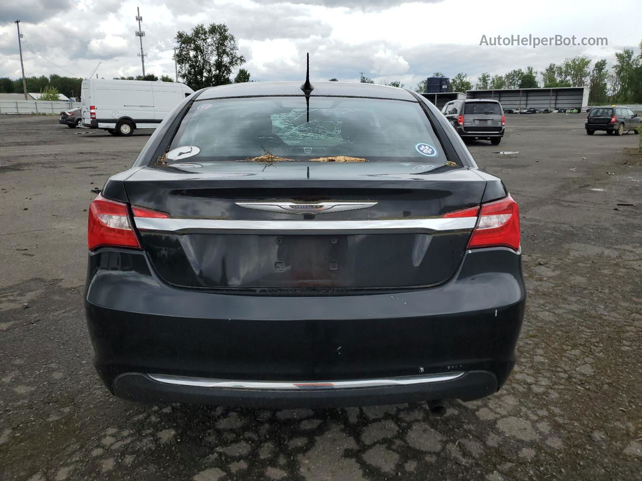 2014 Chrysler 200 Lx Черный vin: 1C3CCBAB6EN212318