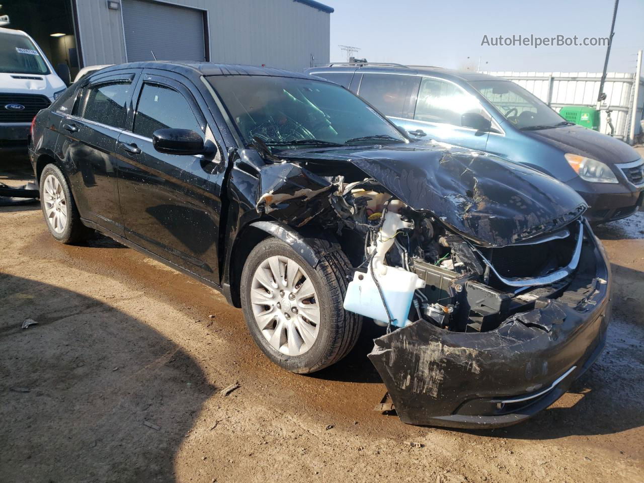 2014 Chrysler 200 Lx Черный vin: 1C3CCBAB7EN141761