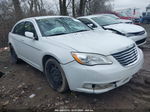 2014 Chrysler 200 Lx White vin: 1C3CCBAB7EN142182